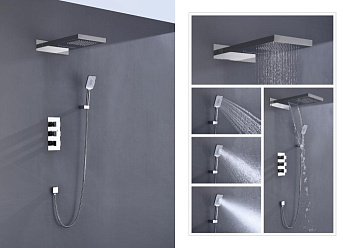 Душевая система встроенная с термостатом Timo Petruma арт.SX-5039/00SM хром